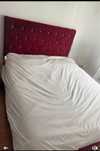 Cama estofada 1,60X2,00m c/colchao
