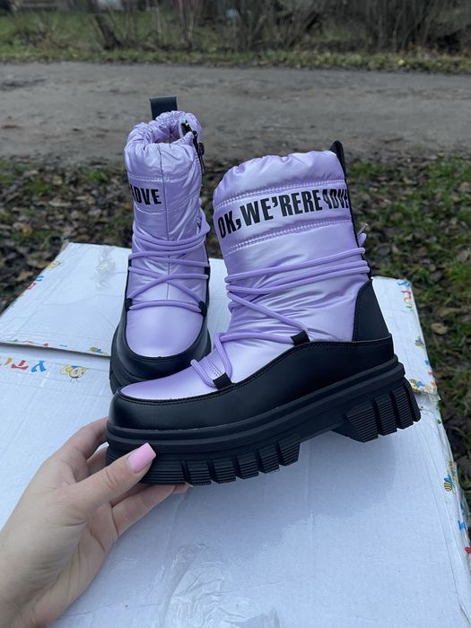 Дутики зимові, дутики для дівчаток! Взуття на зиму 33-38рр