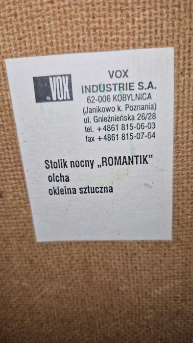 Zestaw mebli VOX Romantik Olcha - łóżko, toaletka, komoda, witryna, ..