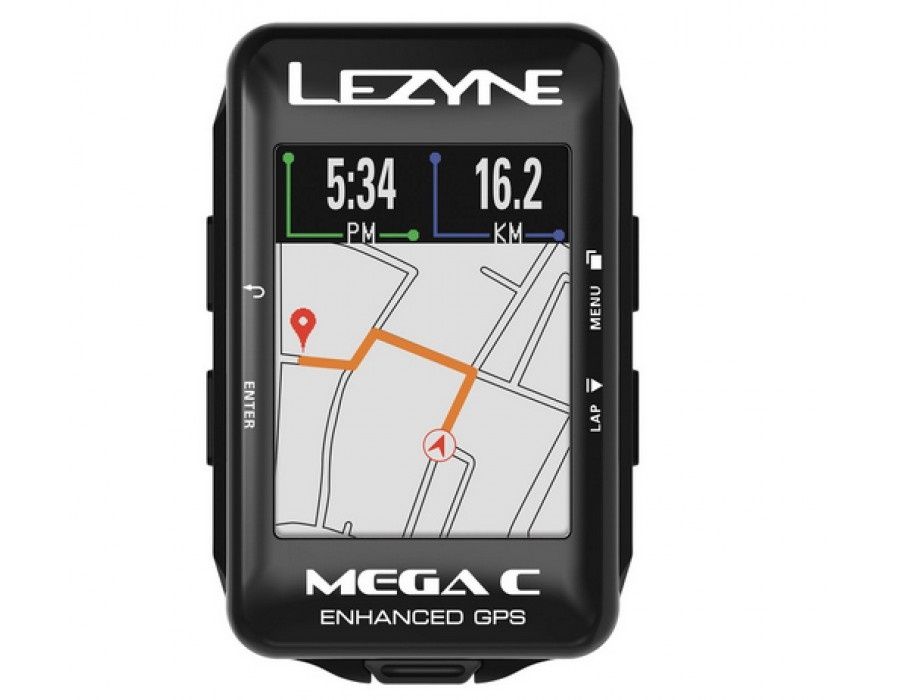 ВелоКомп'ютер Lezyne Mega C GPS чорний