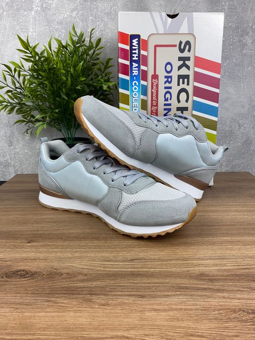Szare buty Skechers OG 85 r. 41 – lekkie sneakersy z retro nutą