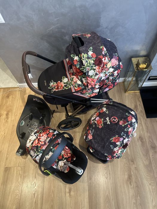 Cybex PRIAM 4.0 SPRING BLOSSOM Wózek 3w1