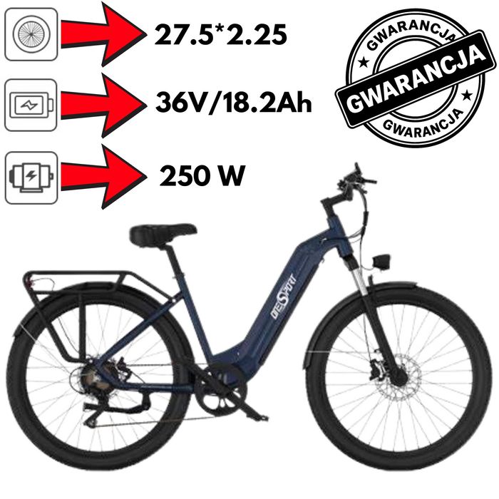 Rower elektryczny OneSport OT05 250W / 36V/ 18,2 Ah