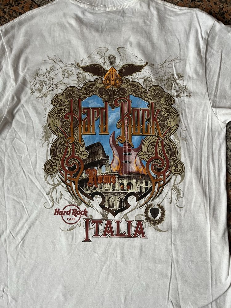 Hard Rock Cafe Rome Vintage koszulka na lato