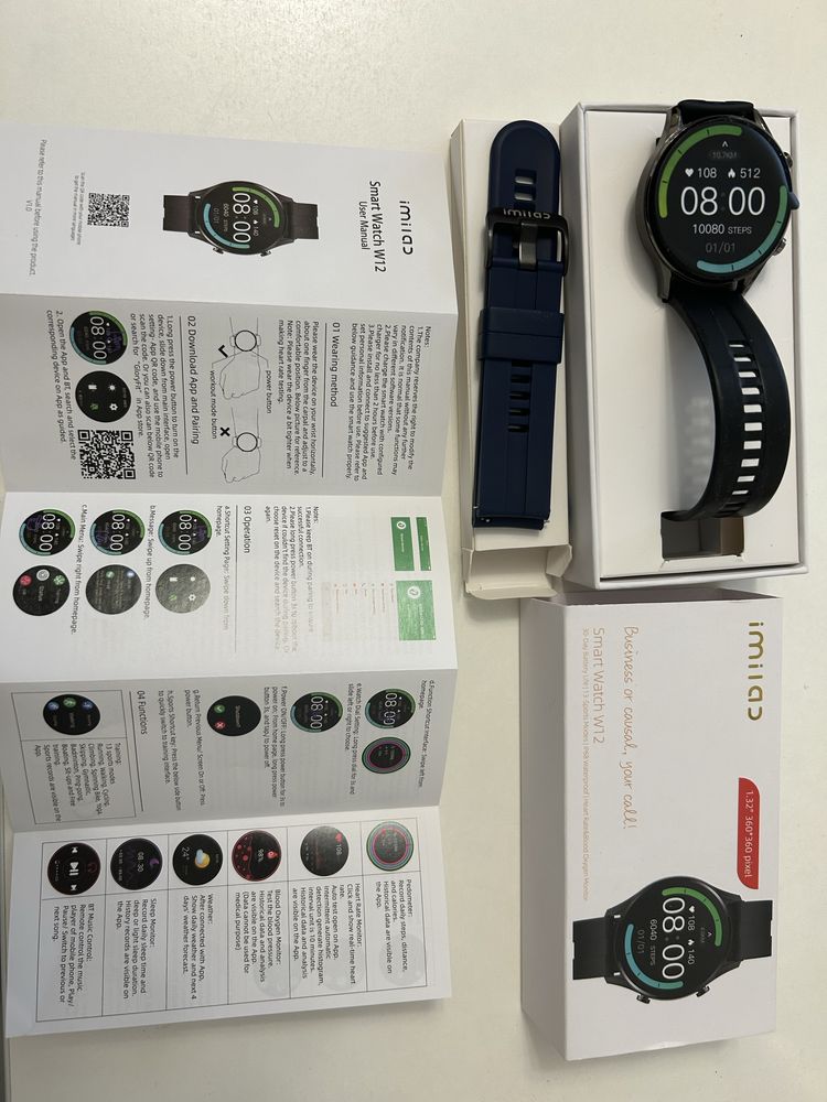 Смарт годинник IMILAB Smart Watch W12 Розумний годинник