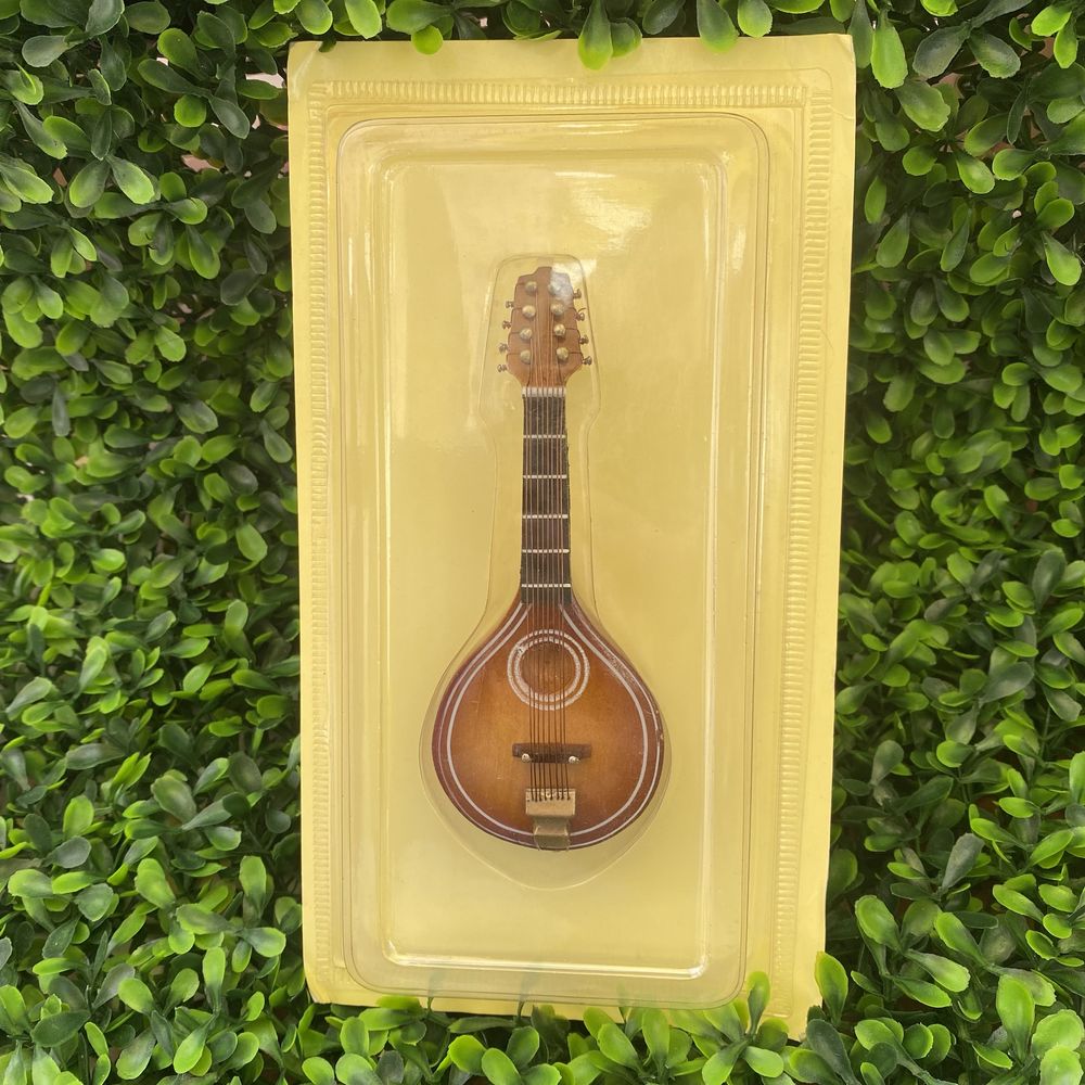 Guitarra Mandolina Decorativo em Miniatura