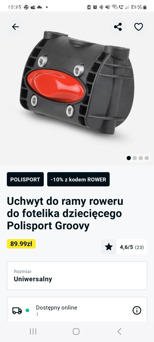 Krzesełko fotelik rowerowe dla dzieci + 2 sztuki uchwyt