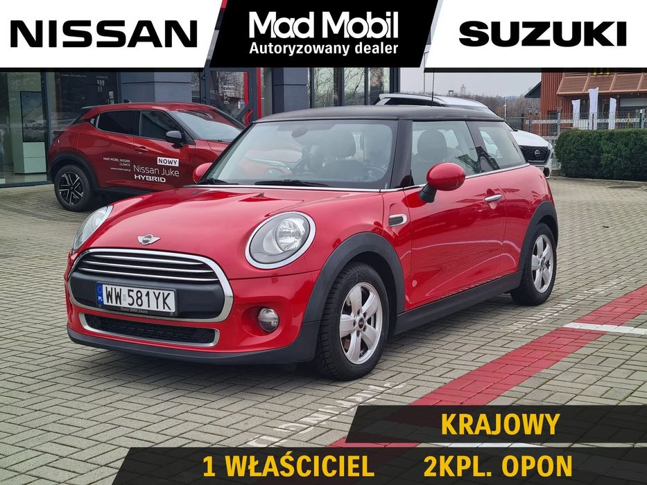 MINI ONE Krajowy, 1 właściciel, świeżo po serwisie, dwa komplety opon