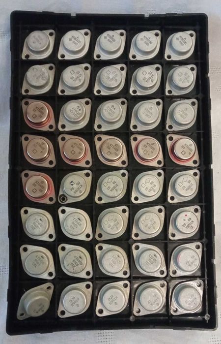 КТ818ГМ,-А; КТ819БМ,-А,Б,В,Г; IRF630; 808AM; 828; 834; 840;842;846;945