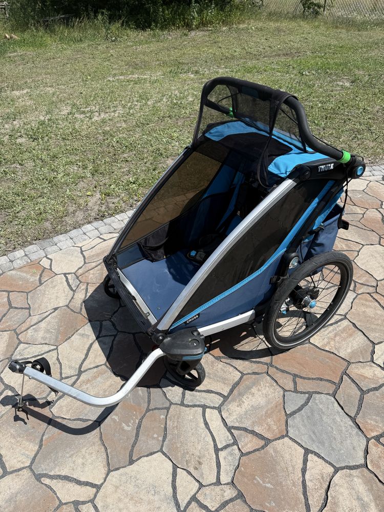 Przyczepka rowerowa Thule Cross 2 jogging dwuosobowa