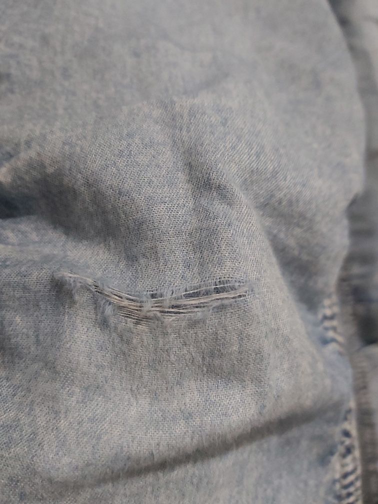 Spodnie jeansowe chłopięce ze SMYKA Cool Club jogger, denim 122 cm.