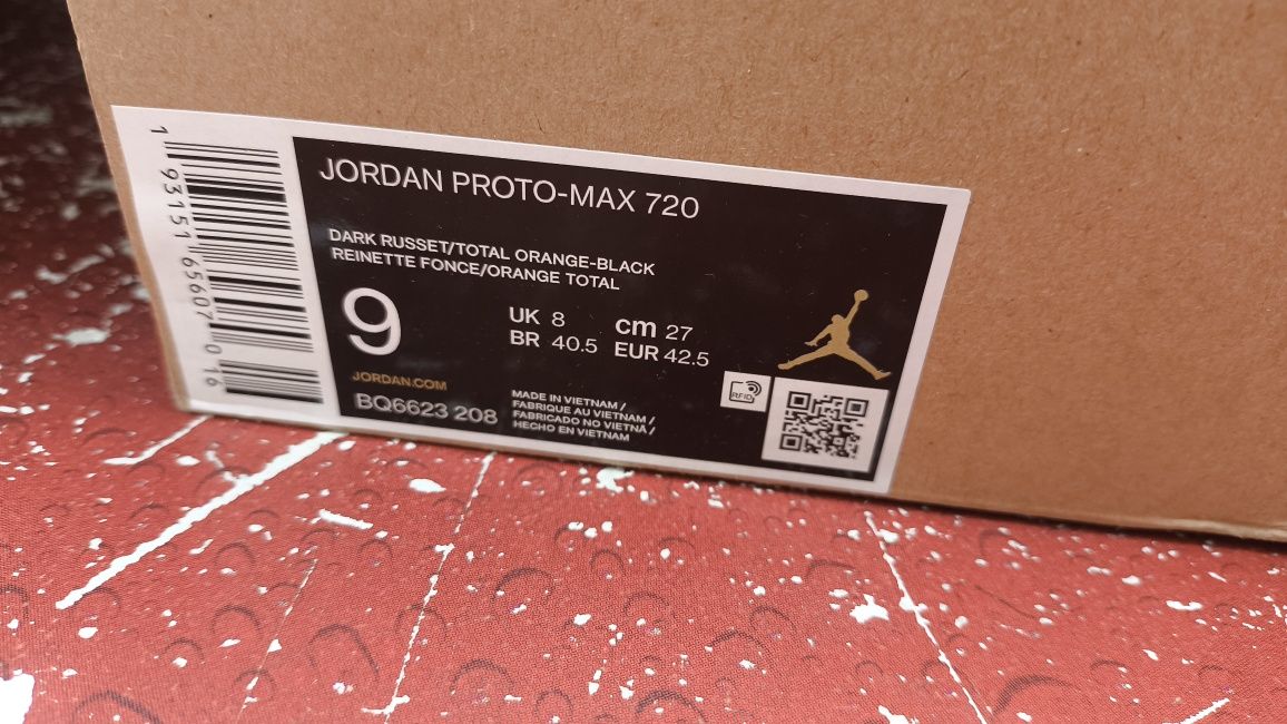 Jordan proto max novas