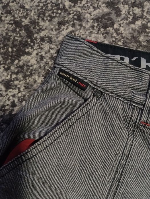 DEAD STOCK Rap jeans aem'kei sk8 y2k hip hop реп бегги джинси baggy