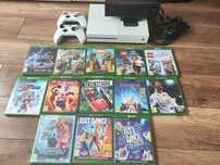 Xbox One 4k + kinect + 2 pady + gry.