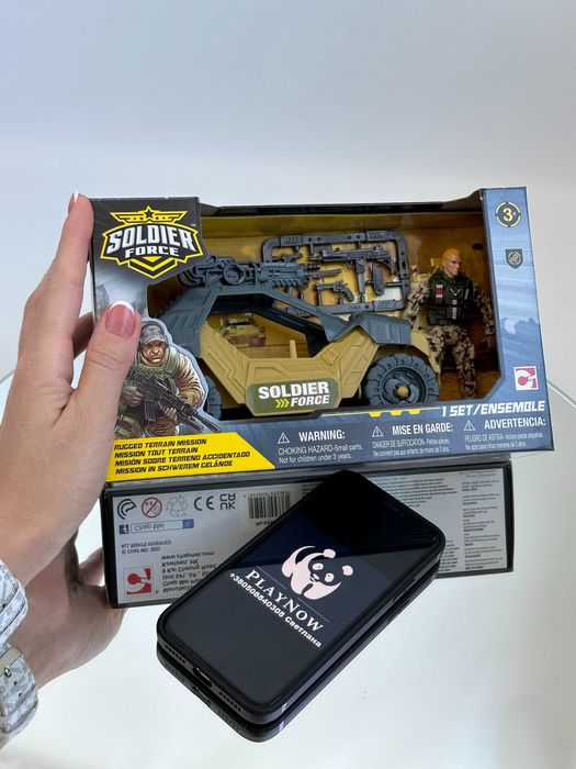 Дитячий набір Chap Mei / Солдатики набор джип, машинка *