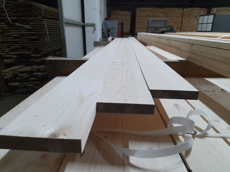 Deska gładka 2x 10,5cm sosna  Listwa na rąbek. Lamele.  Łaty