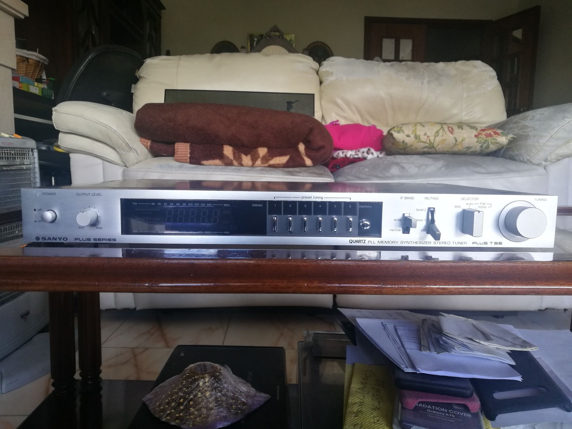 Sanyo T55 plus Rádio/Sintonizador