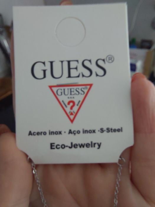 Pulseira Guess aço prateado