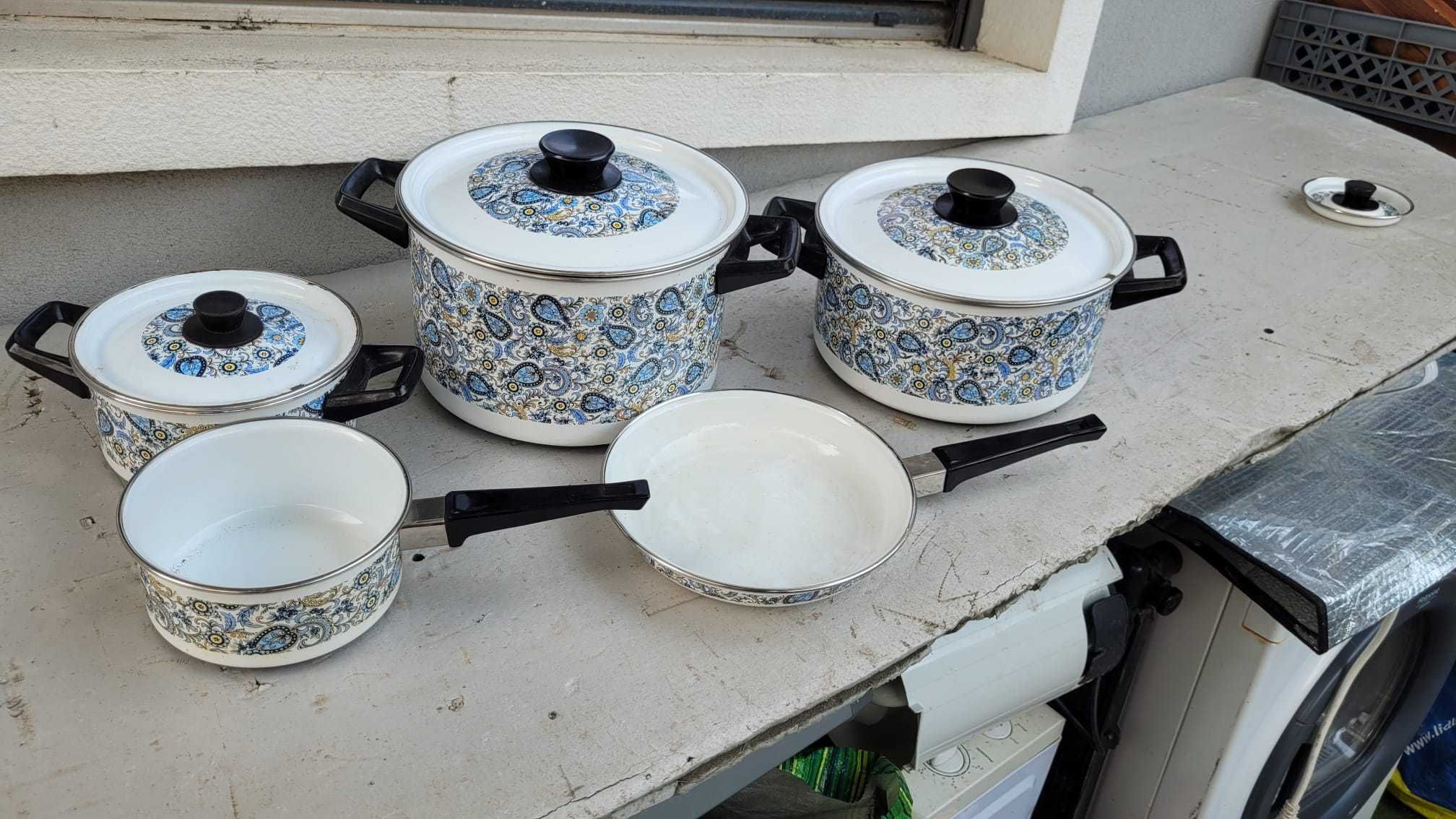 5 Tachos Panelas Esmaltados