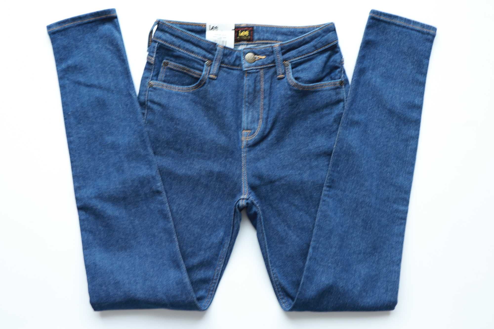 LEE SCARLETT HIGH W27 L33 damskie spodnie jeansy nowe skinny