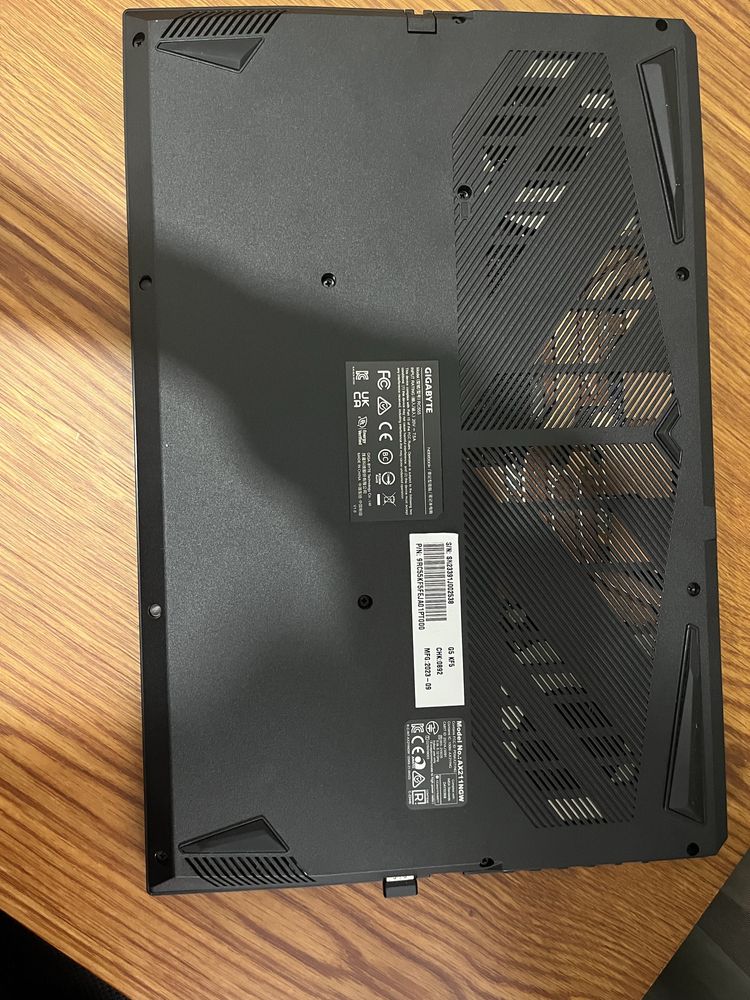 Portatil gaming gigabyte