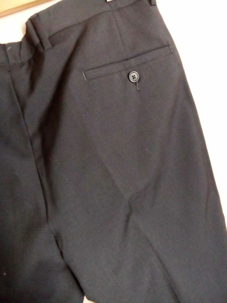 Czarne spodnie garniturowe Calvin Klein