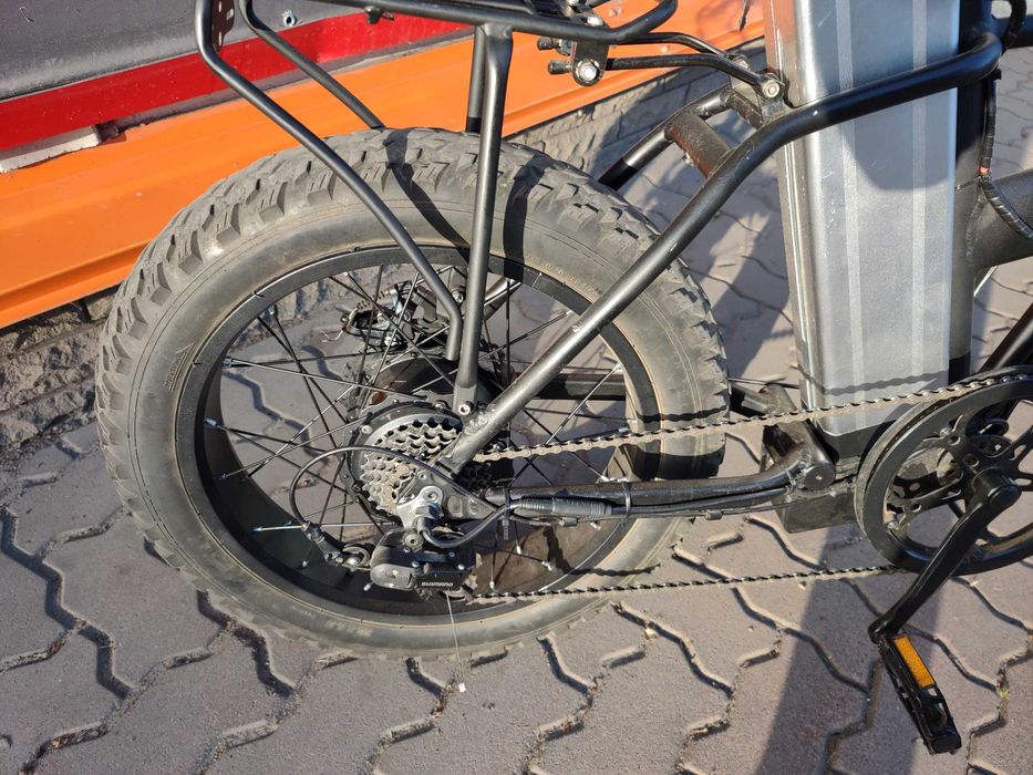 Электро фэтбайк 20" колёса, складной .