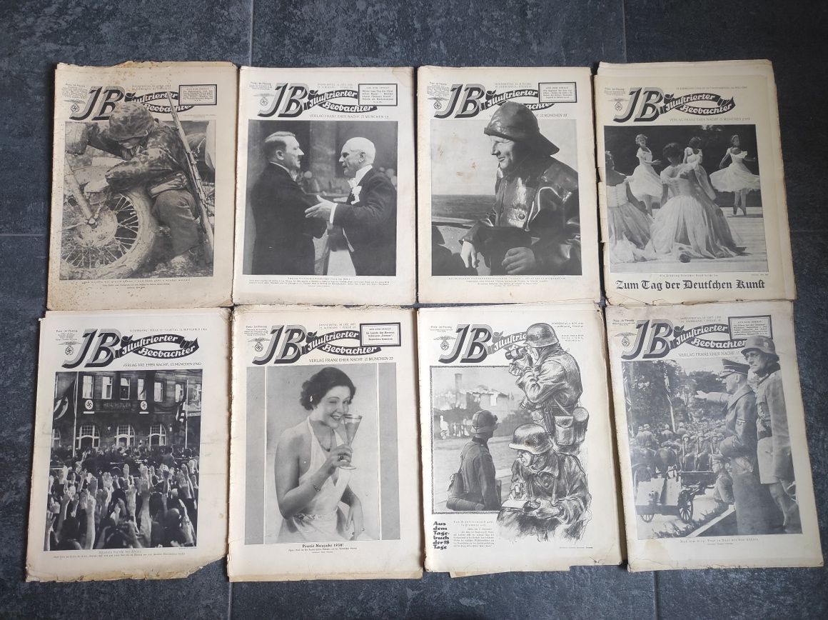 Gazety wojenne Illustrierte Beobachter 43 szt