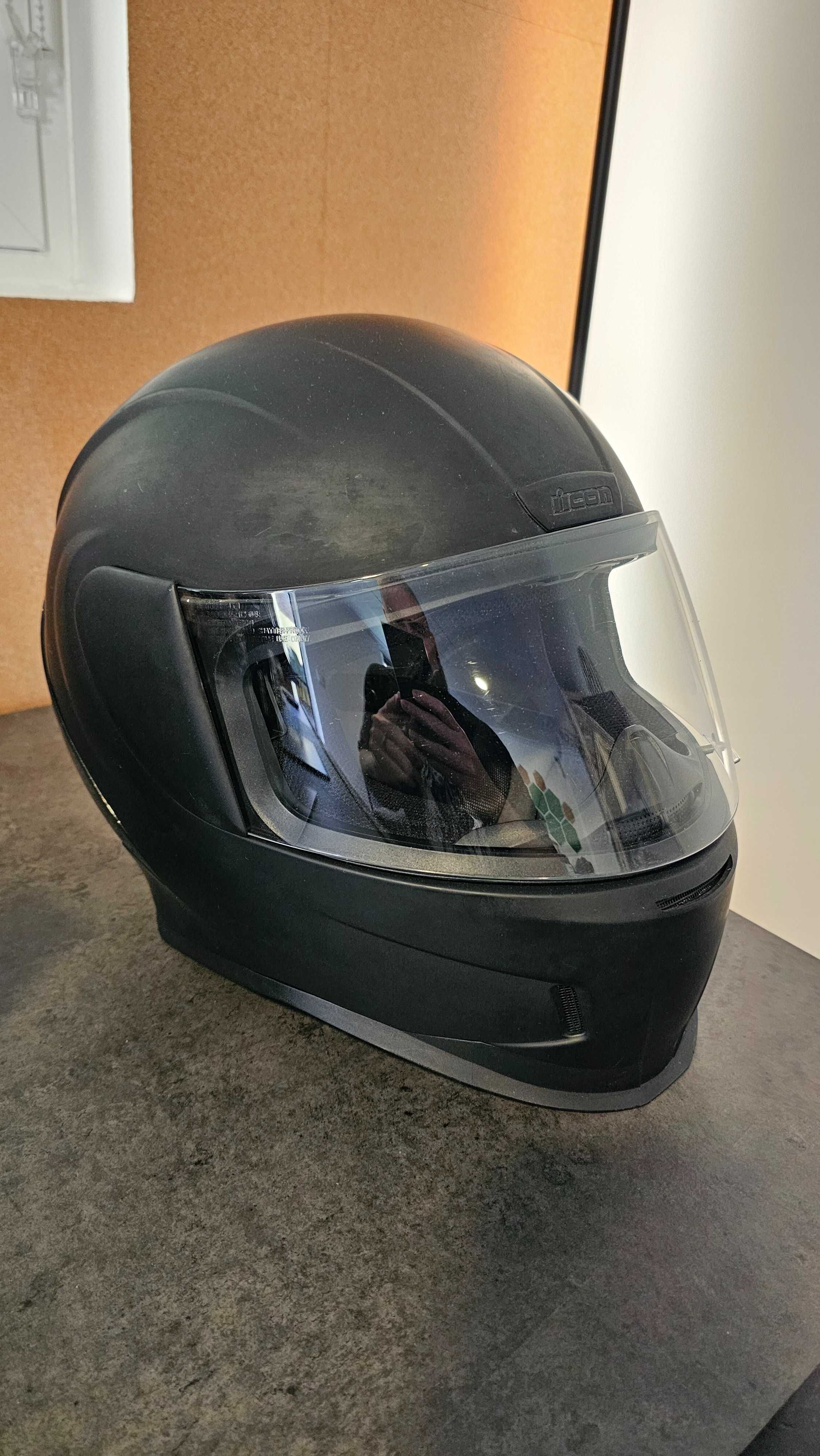 Capacete Icon Airform Preto Fosco XXL