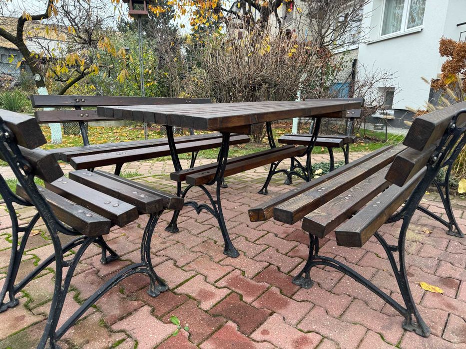 Meble ogrodowe żeliwne