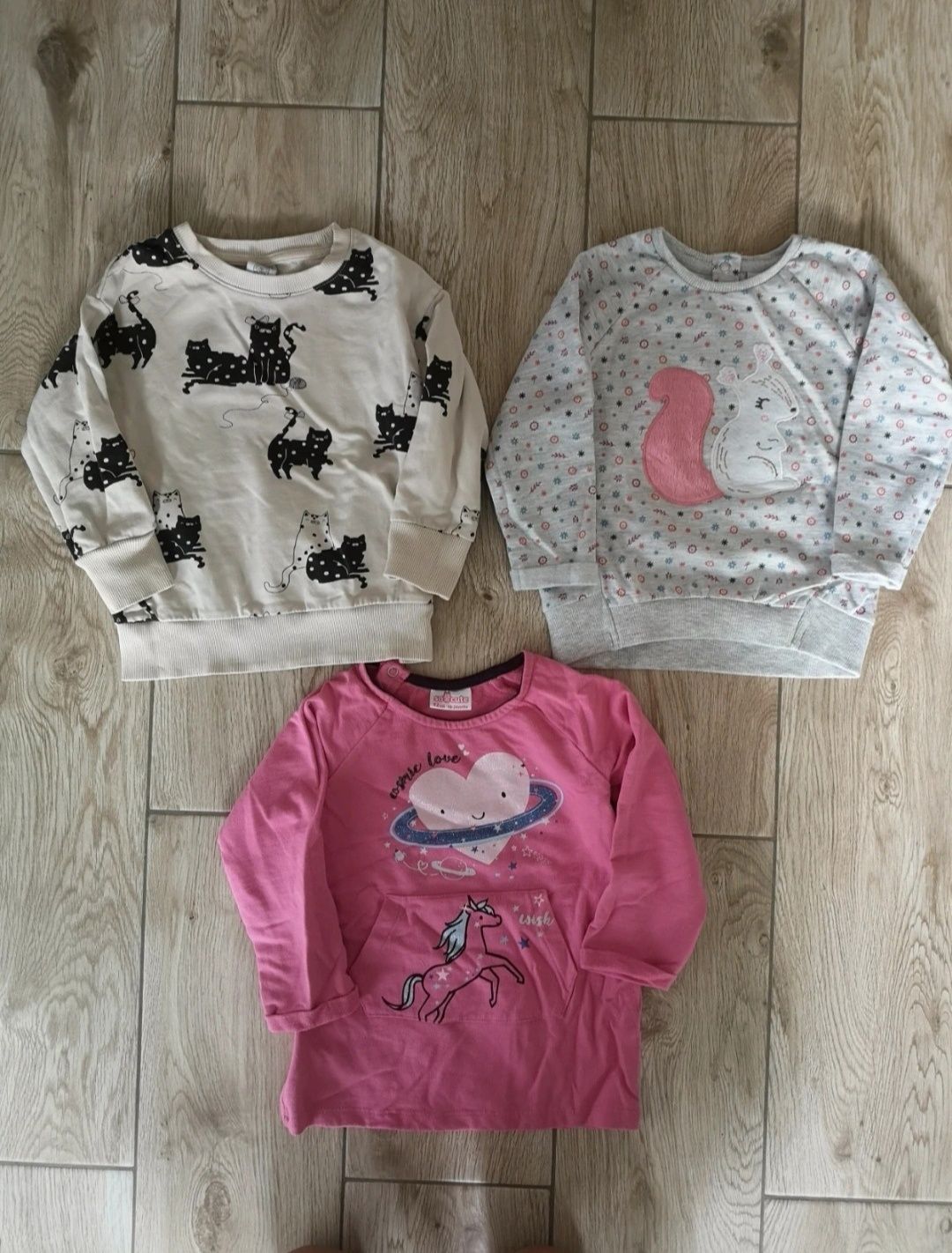 3x bluza 92, koty, wiewiórka, koń