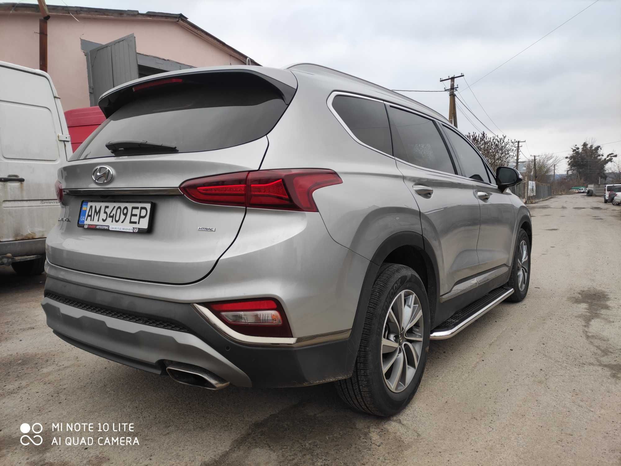 КЕНГУРЯТНИК HYUNDAI SANTA FE 2000+2006+2018 Пороги=Дуги=Уси