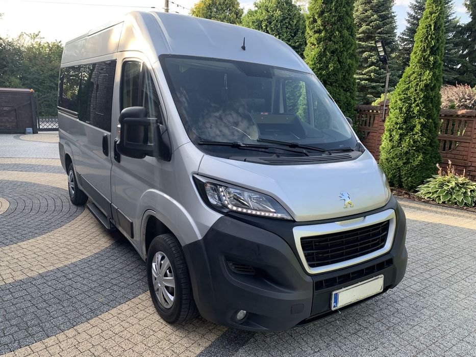 Peugeot Boxer 9-Osobowy oryginalny  Max wysoki długi-zabudowany-zamiana