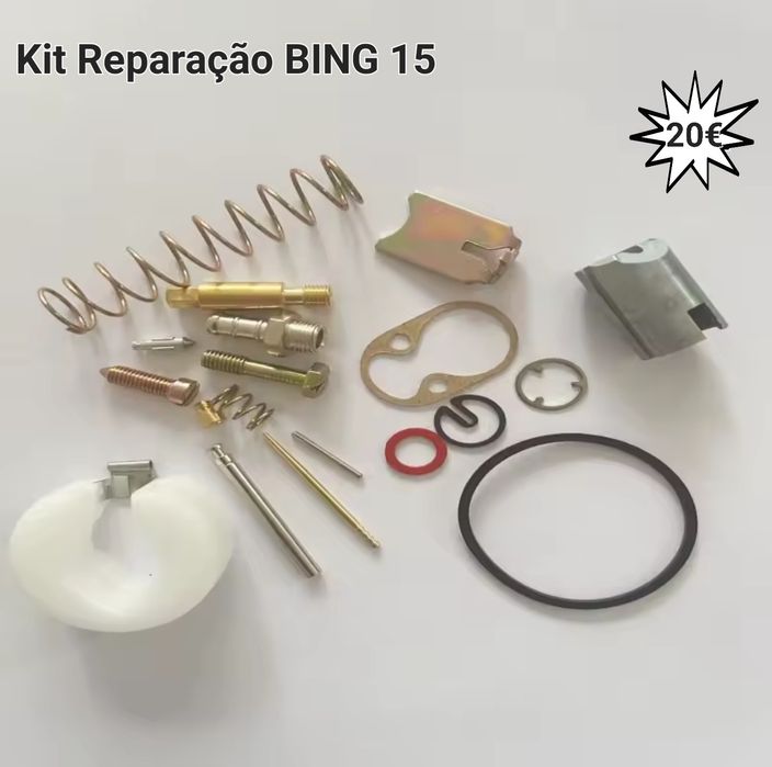 Carburador Tipo BING 12/15/17- NOVO