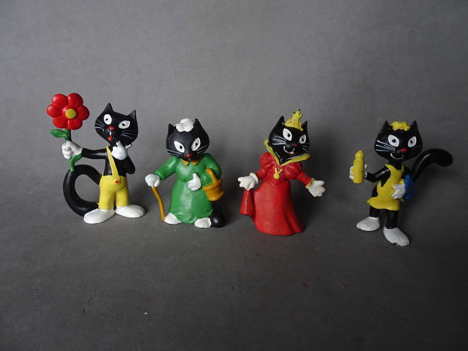 Figuras em PVC da coleção Gatos