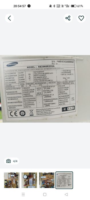 INVERTER LQ4 200V z lodówki Samsunga RB29HSR2DSA