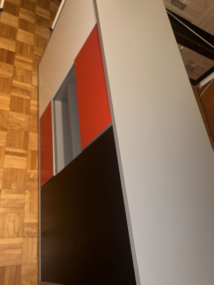 Komoda typ LASK02 2D-2S Laser meble Wójcik 7 wnęk, dwie otwarte