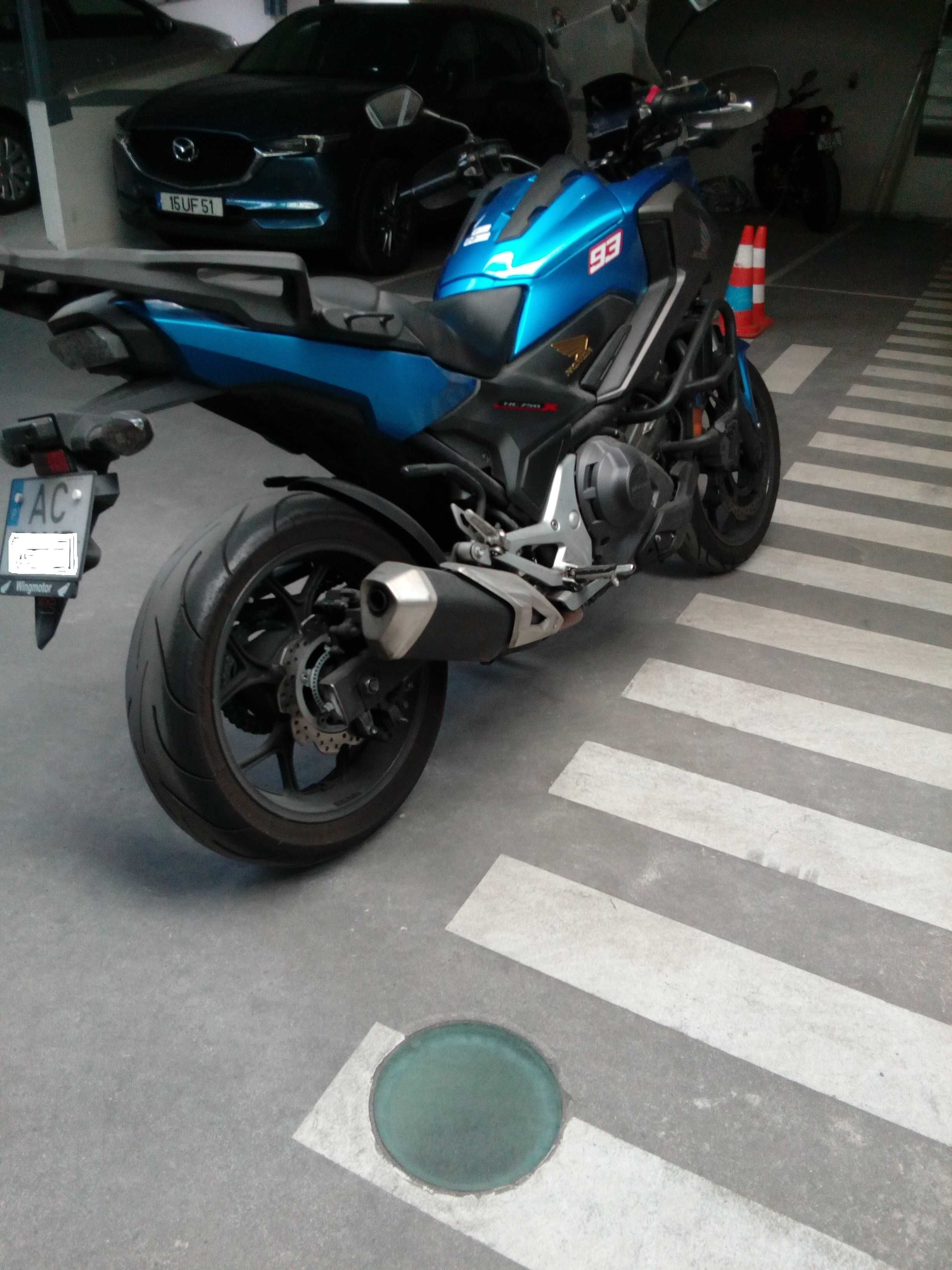 Honda NC 750X DCT ABS de 9/2020, sempre assistida na Honda-WingMotor