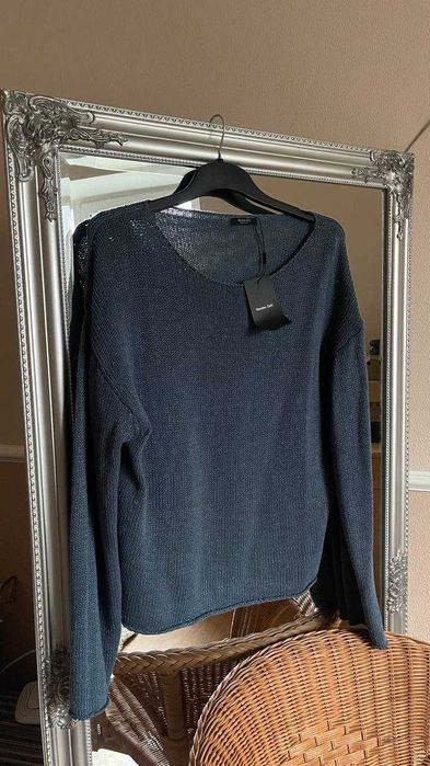 Трикотажний светр на основі льону Massimo Dutti