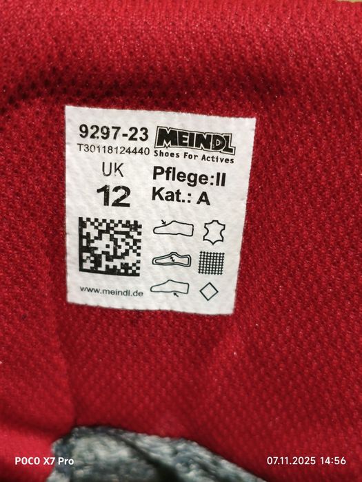 Трекінгові шкіряні черевики Meindl Ovaro