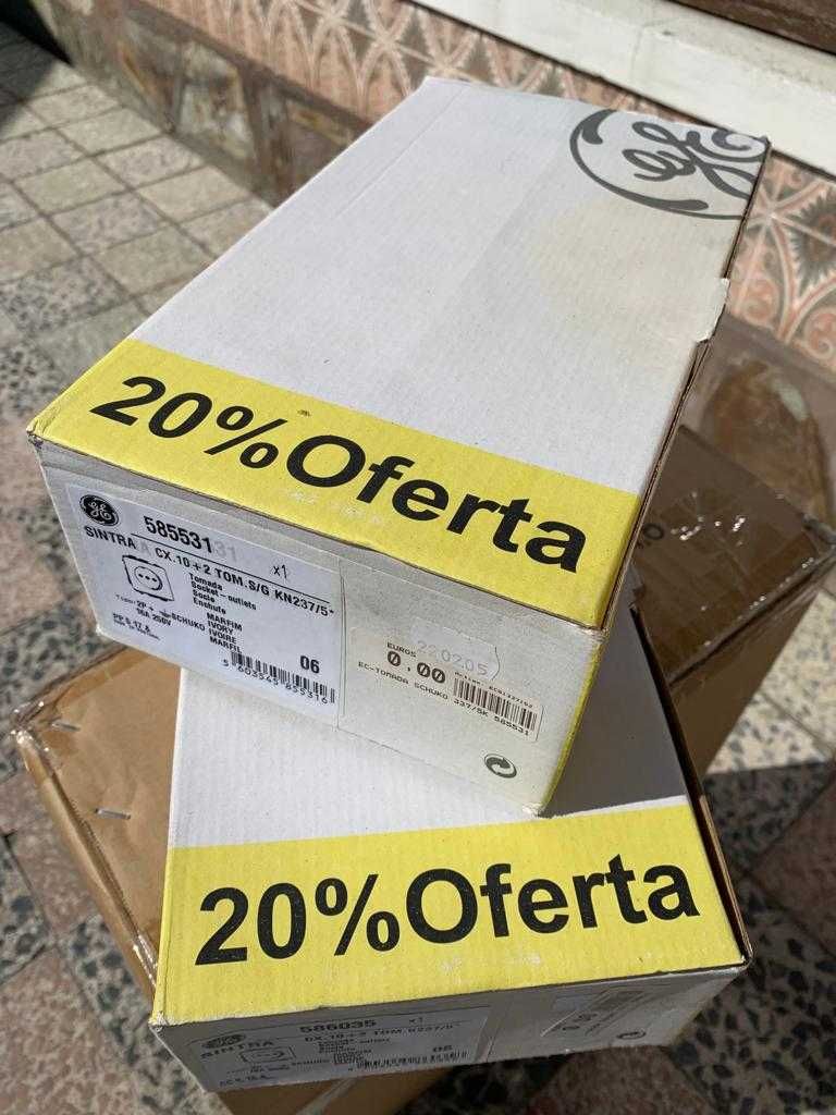 Tomadas 237/5K com 45% Desconto + 20% de produto.