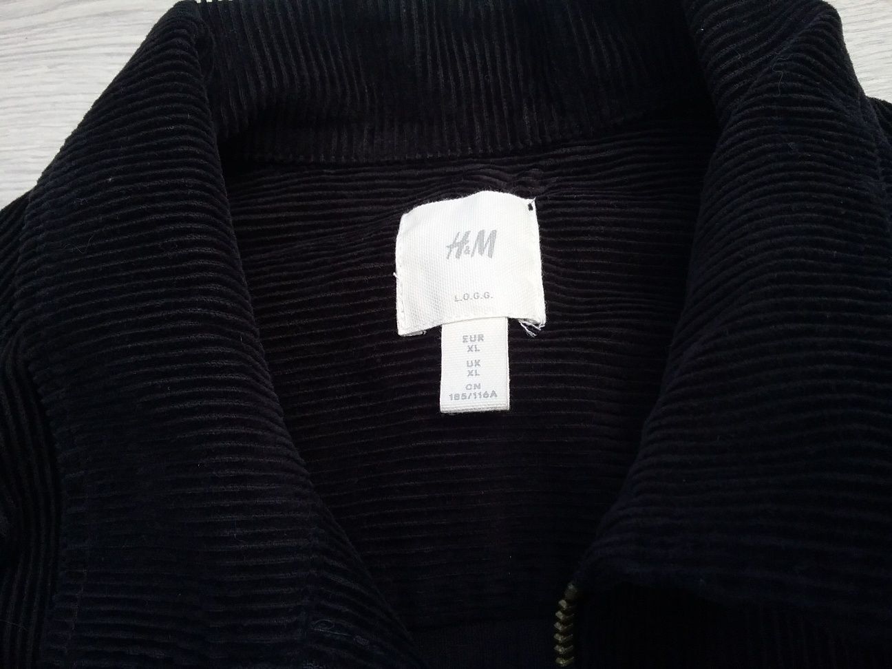 Kurtka koszulowa męska sztruksowa H&M rozm.XL