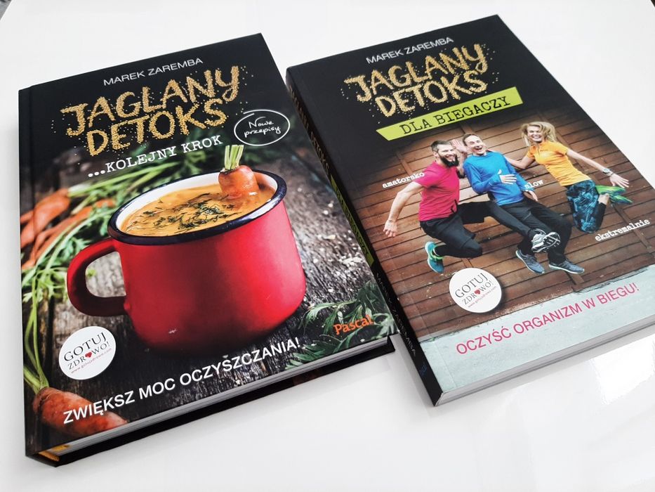 Zestaw nowych książek Marek Zaremba "Jaglany detoks"