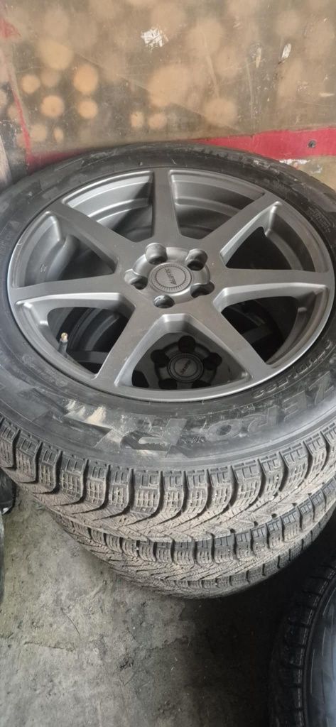 Alusy 18 5x110 opony zimowe