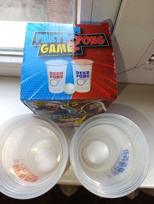 Игра Beer Pong (Питьевая игра) Набор для вечеринок