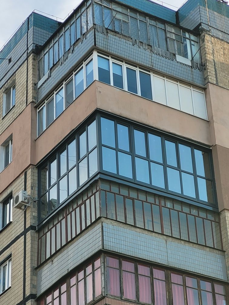 Балконы под Ключ.Французкий балкон Кривой Рог.УютПласт. Євідновлення