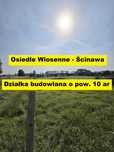 Działka budowlana, Os. Wiosenne - Ścinawa