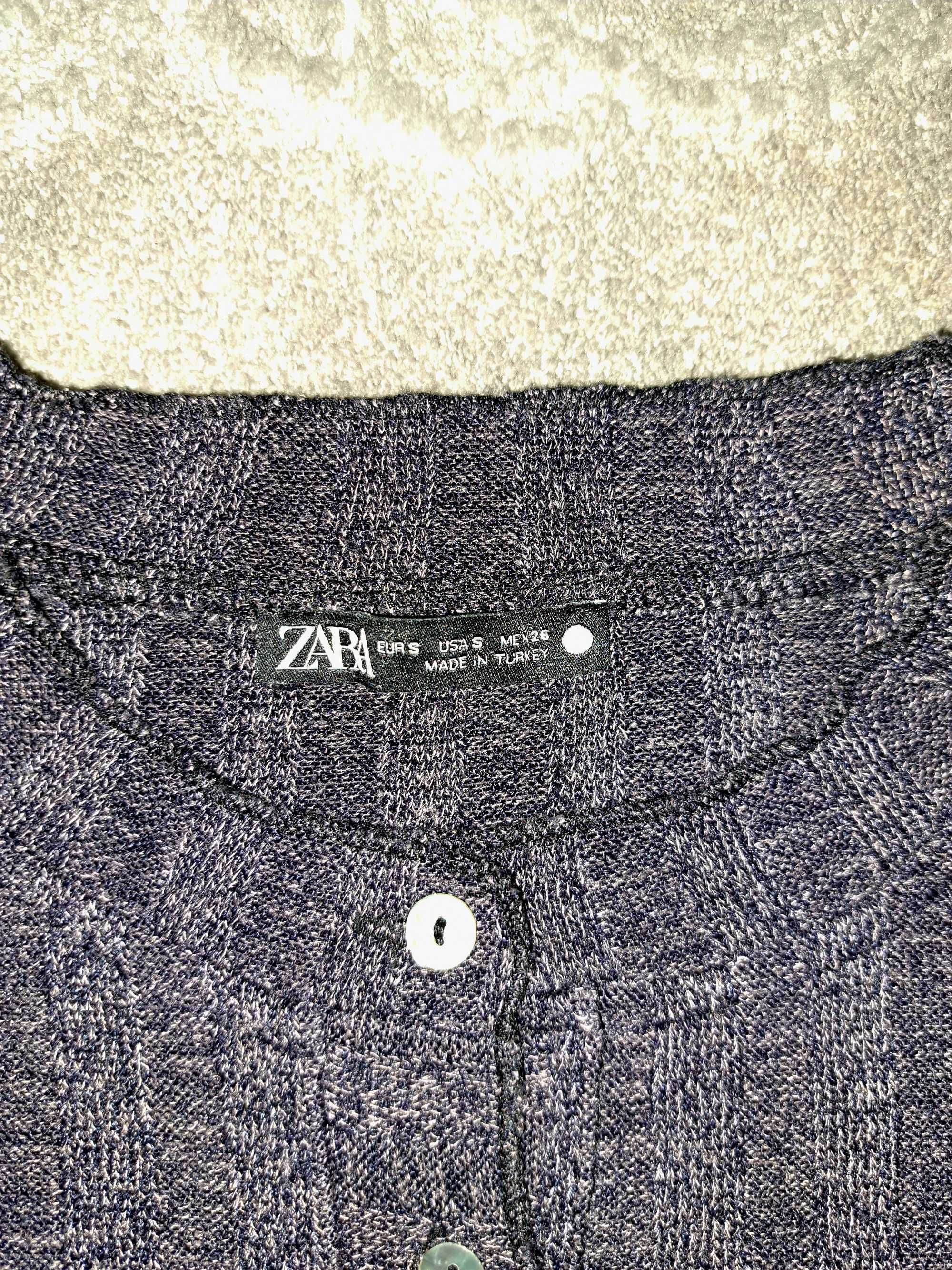 Кардиган zara knit кофта с пуговицами