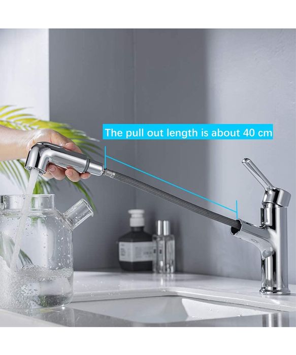 ONECE Torneira de cozinha ou casa de banho expansiva com 2 modos