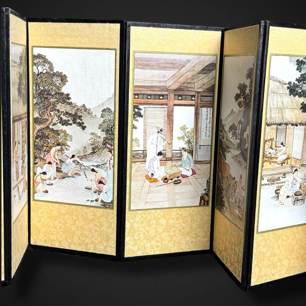 Orientalny parawan mini styl azjatycki Jedwab B51/012520
